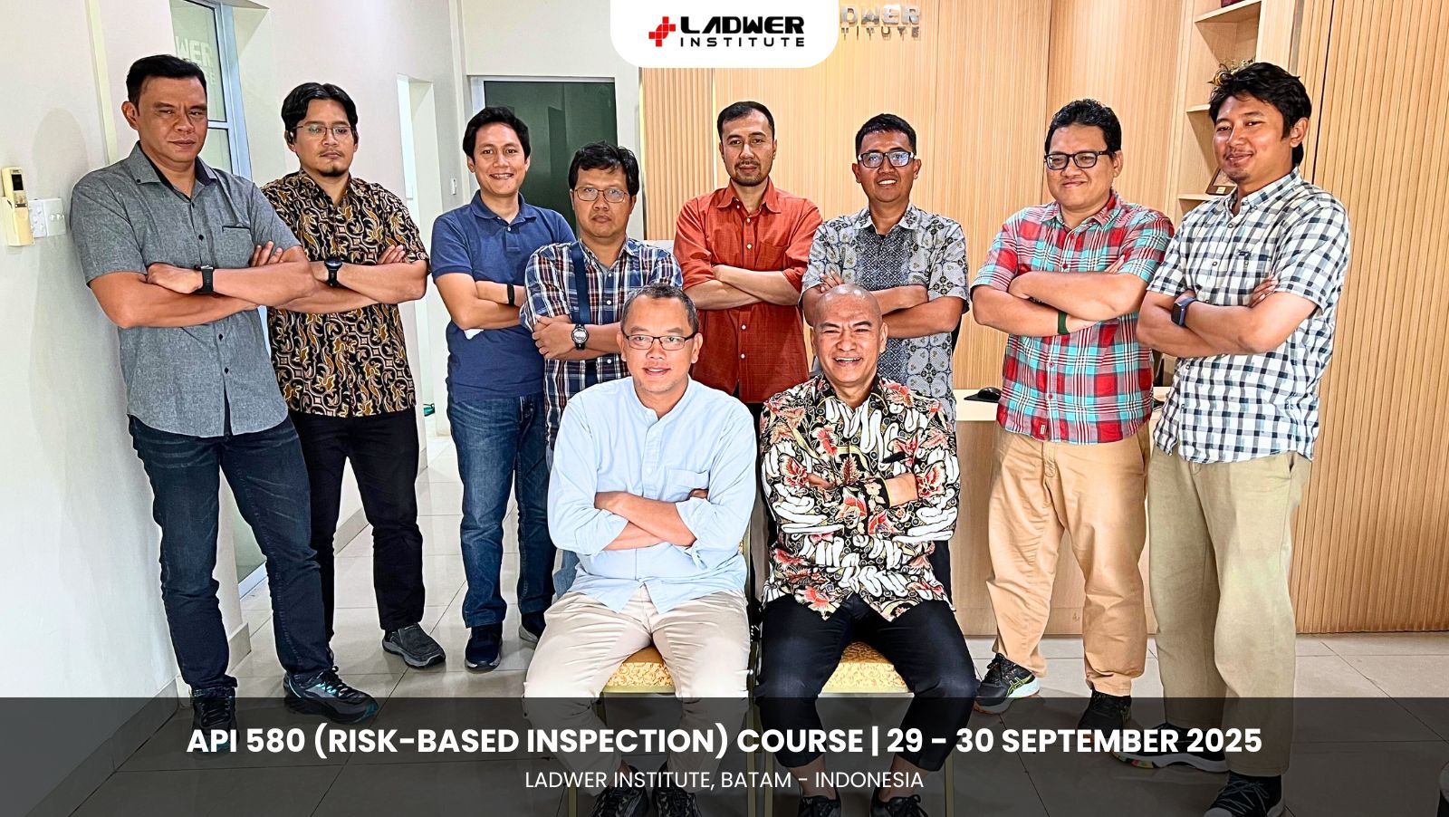 Photo 5 - API 580 (Risk Based Inspection) Course on 29 - 30 September, 2025, at Ladwer Institute.