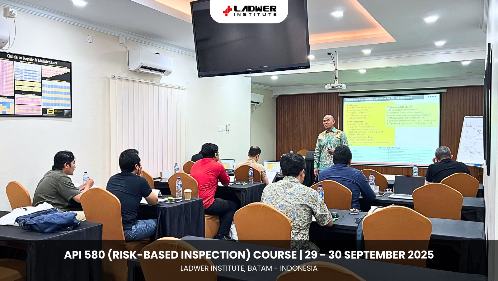 Photo 6 - API 580 (Risk Based Inspection) Course on 29 - 30 September, 2025, at Ladwer Institute.