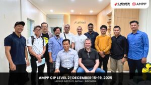 Photo 1 - AMPP Coating Inspector Program Level 2 on December 15-19, 2025 at Ladwer Institute, Batam - Indonesia.