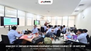Photo 3 - ASME PCC-2 (Repair of Pressure Equipment and Piping) on September 21 - 25, 2026 at PT Chandra Asri Pacific, Cilegon - Indonesia.