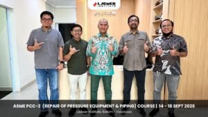 Photo 2 - ASME PCC-2 (Repair of Pressure Equipment and Piping) Course on September 14 - 18, 2026 at Ladwer Institute, Batam - Indonesia.