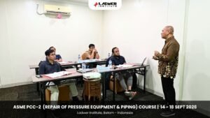 Photo 3 - ASME PCC-2 (Repair of Pressure Equipment and Piping) Course on September 14 - 18, 2026 at Ladwer Institute, Batam - Indonesia.